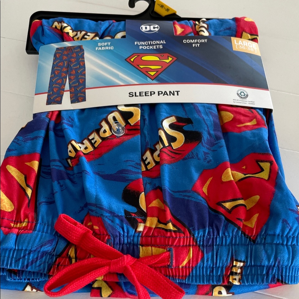 DC Comics Superman Sleep Pants - Blue and Red